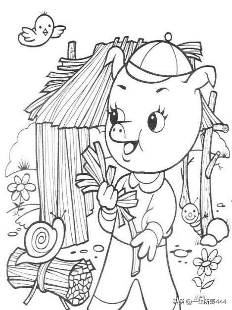 三只小猪的故事原文英语绘本